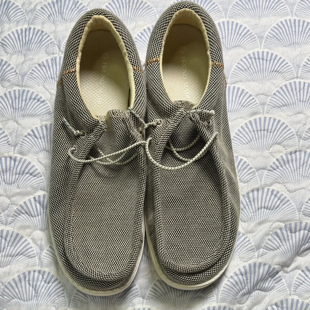 Bruno Marc Men’s Casual Knit Lace-Up Shoes Size 13 Comfort Lightweight NWOT